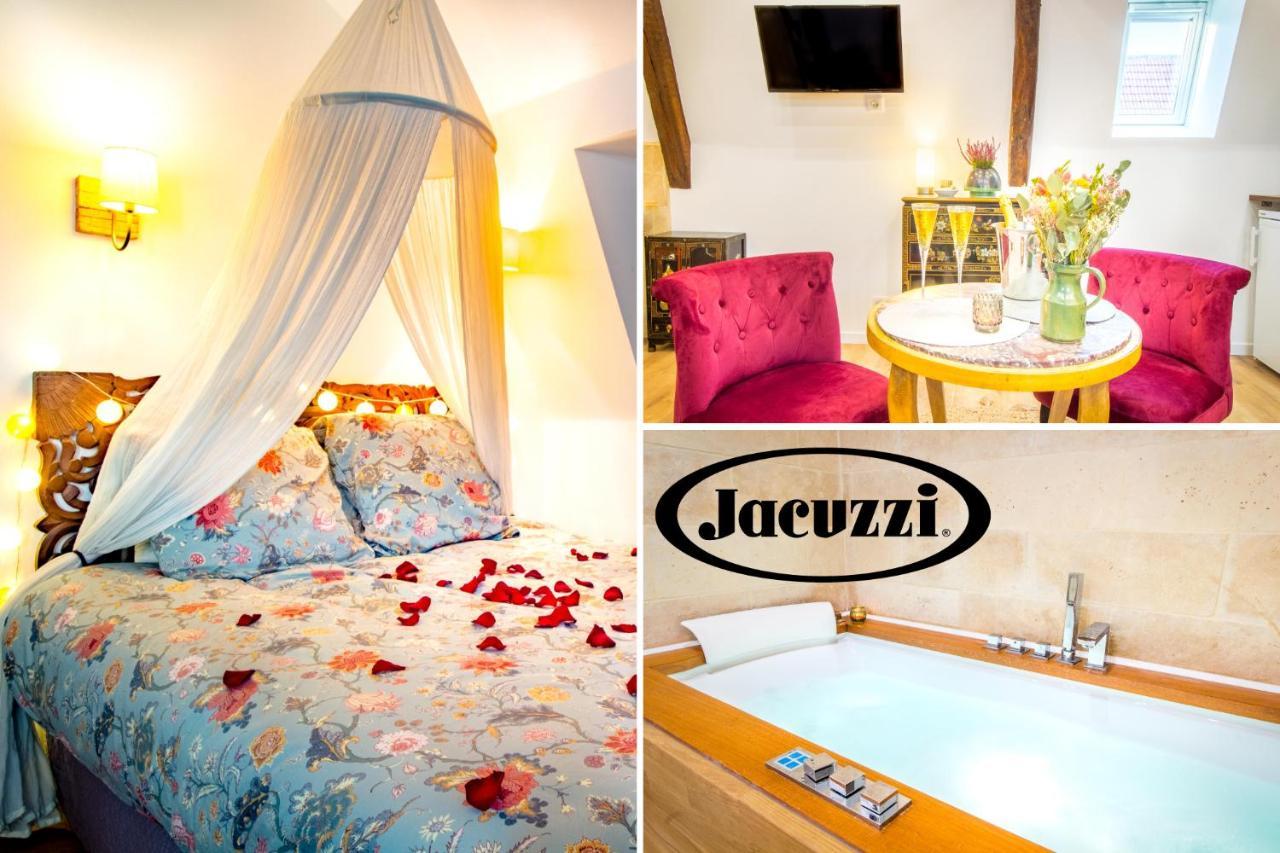 Jacuzzi - La Petite Romantique - Flobnb Laon Eksteriør bilde